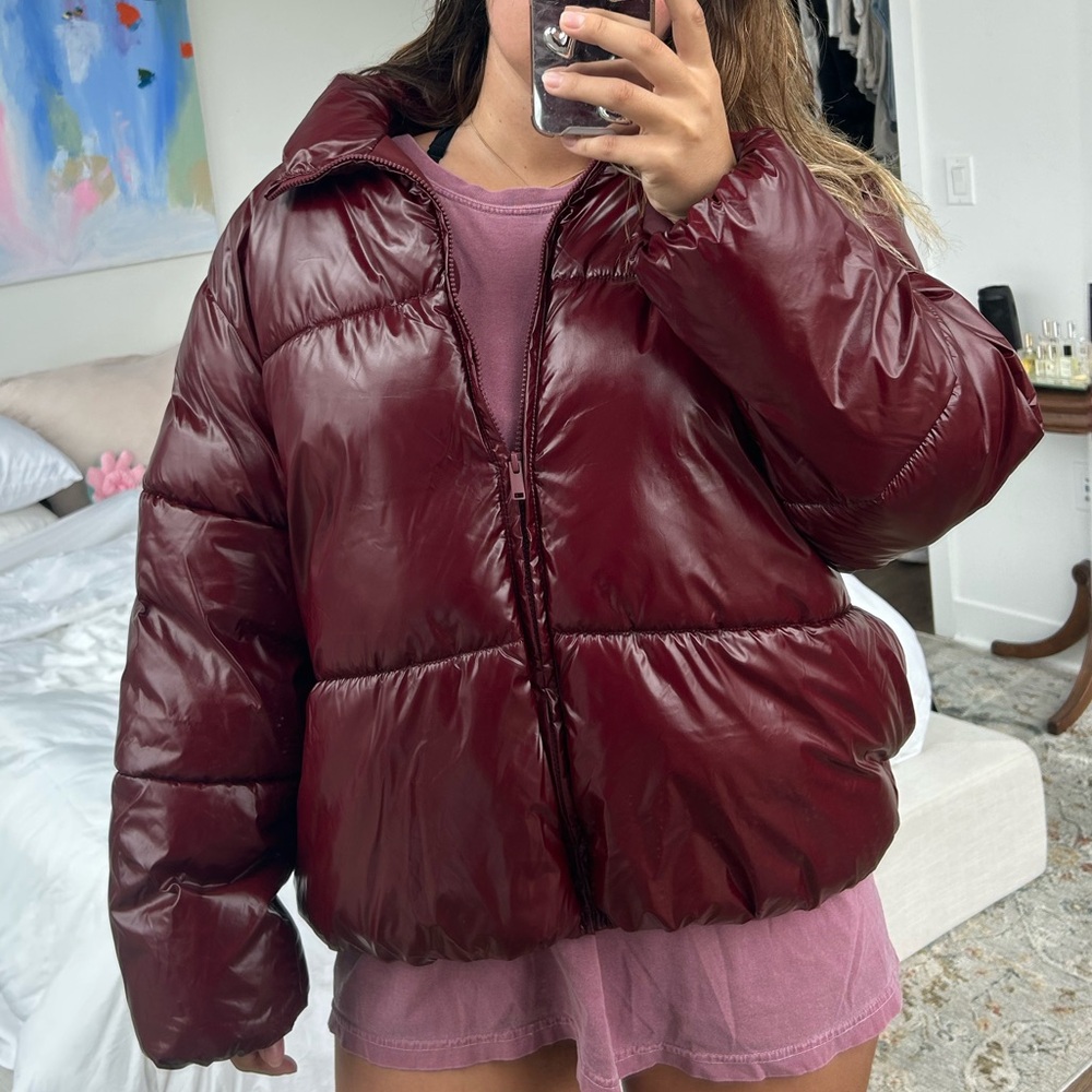 Red Puffer Jacket - Picture 3 of 5